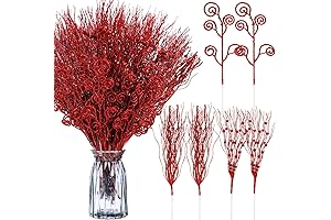 Tigeen Christmas Glitter Picks for Christmas Tree