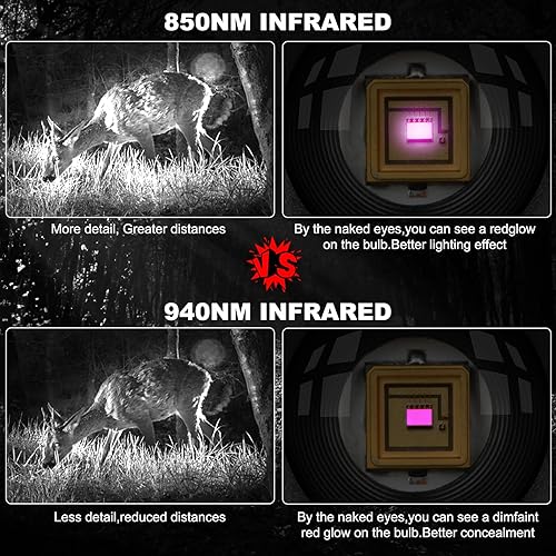Miniatura 8 de ULTRAFIRE Linterna iluminadora IR, linterna LED IR de 850 nm para visión nocturna, mini iluminador infrarrojo táctico de largo alcance, enfoque
