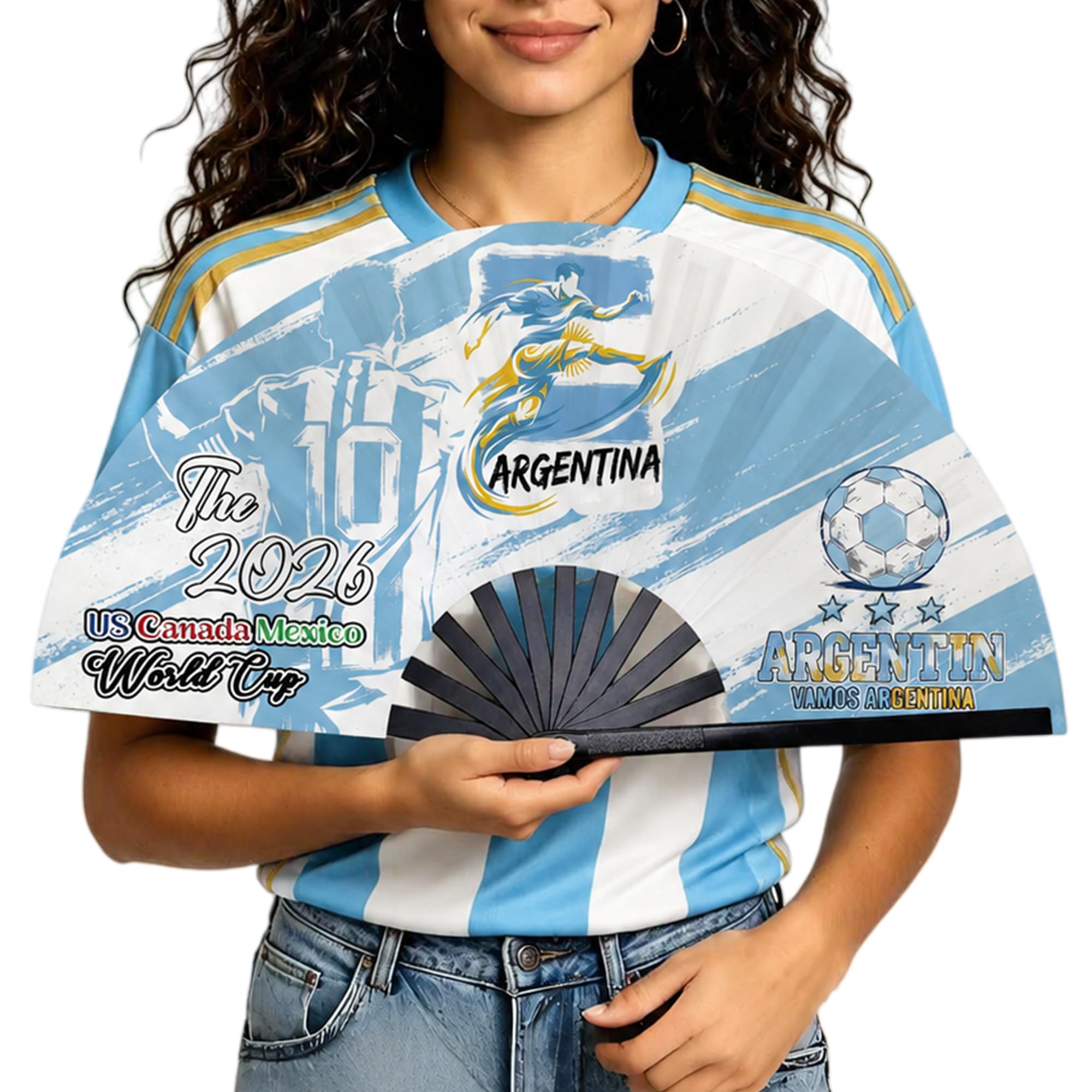 Amazon.com: 2026 Soccer World Cup Hand Fan