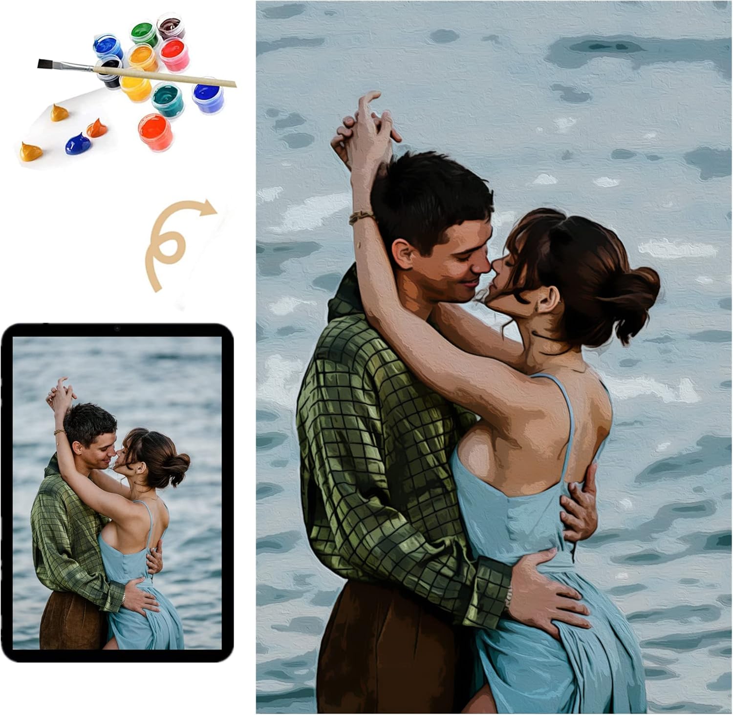 eigenes bild malen nach zahlen