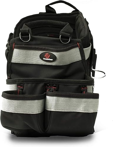 Miniatura 5 de TradeGear Part#SZB - Combo de cinturón y bolsa de electricista - Cinturón de herramientas para electricistas resistente diseñado para mayor