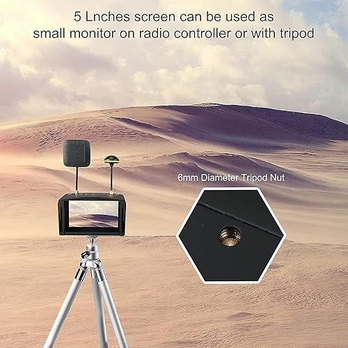 Miniatura 4 de EV800D FPV Goggles with DVR 5.8G 40CH 5 Inch 800x480 Diversity Video Headset Build in 3.7V 2000mAh Battery