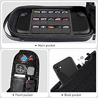 Vista 7 de Funda de transporte para Nintendo Switch 2/ROG Xbox Ally X/Steam Deck, bolsa portátil de almacenamiento, a prueba de golpes, carcasa rígida, mochila