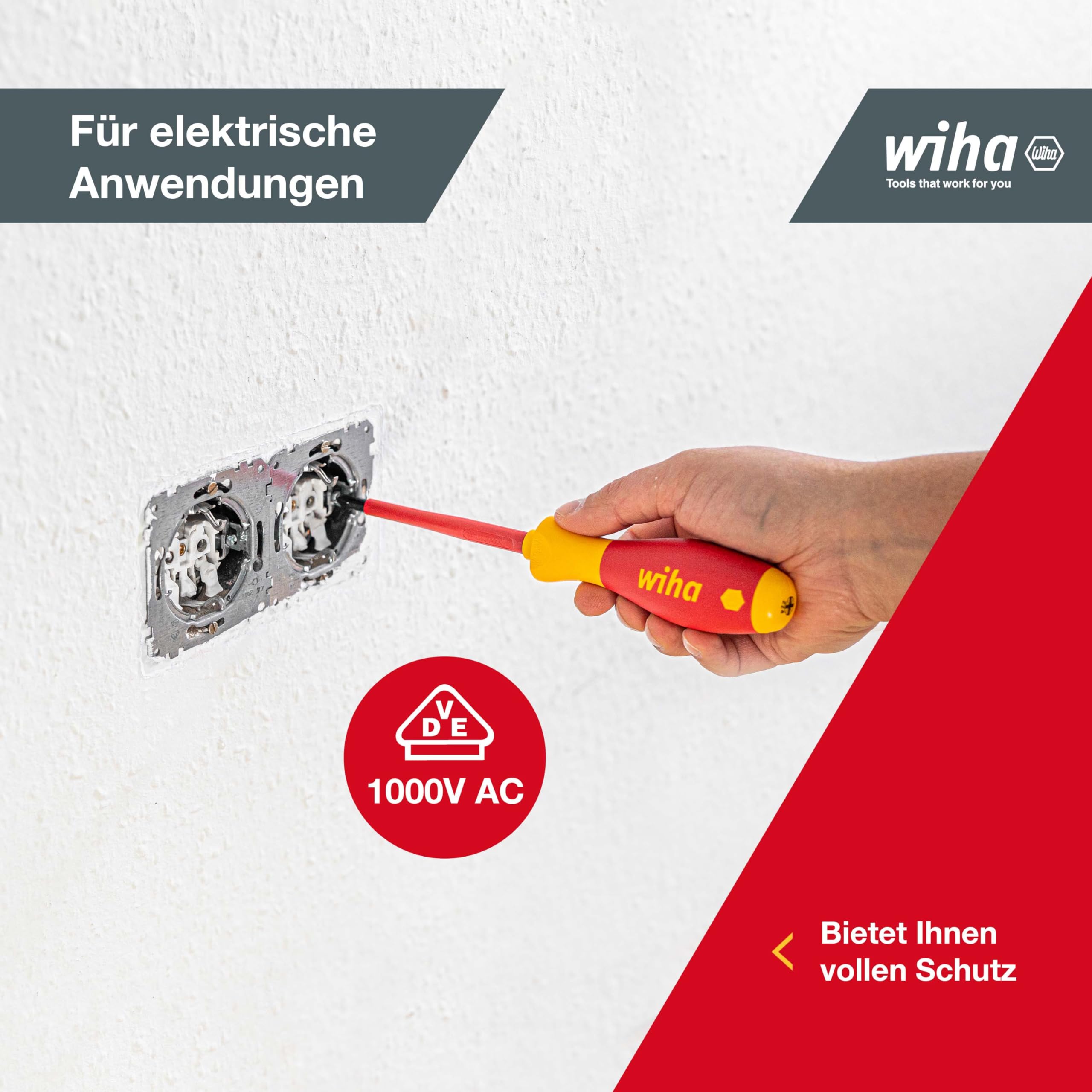Juego de destornilladores SoftFinish® electric 320N SF K6 SATZ 6-tlg; Schlitz/PH