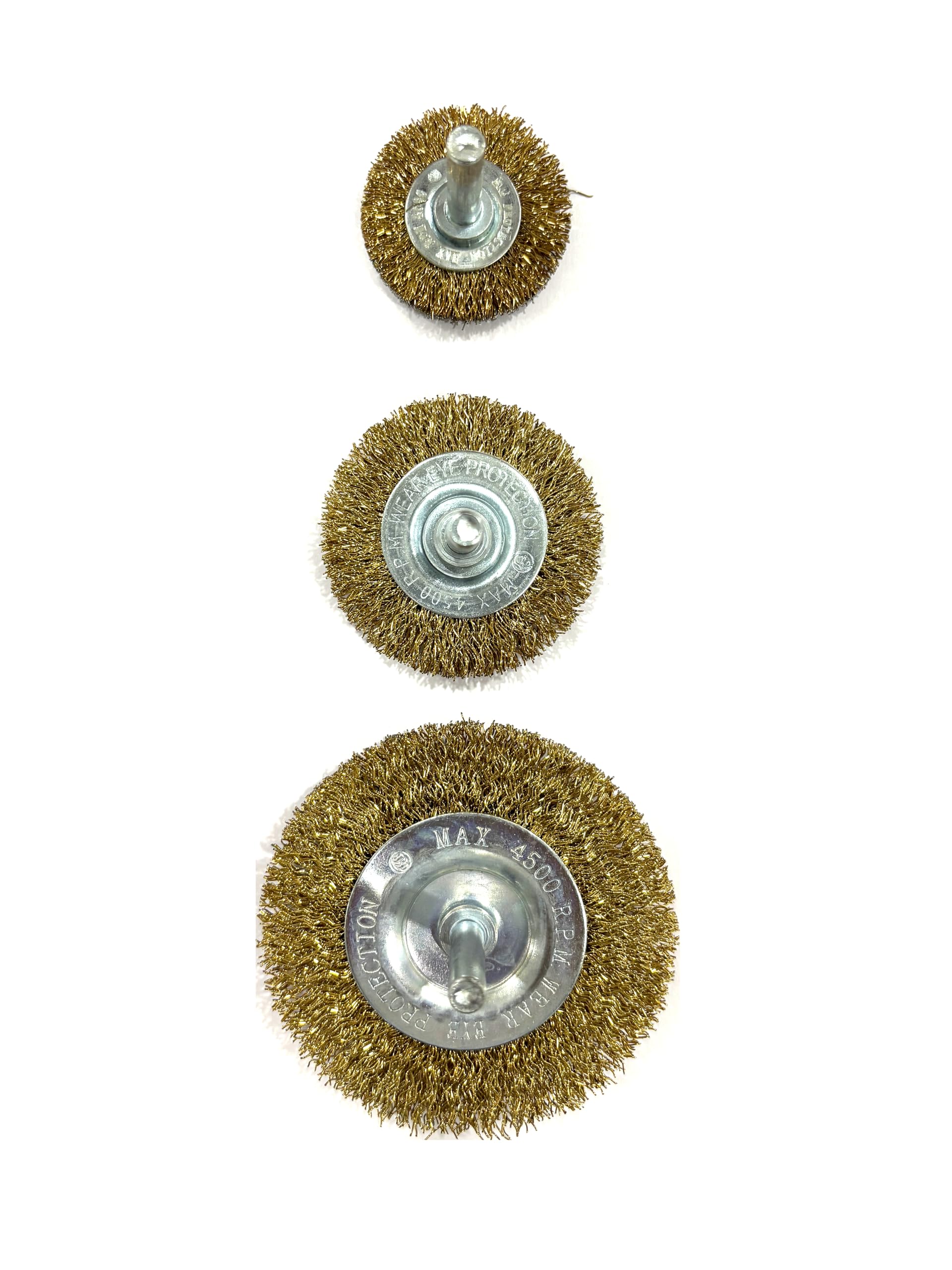 Jon Bhandari Tools 6pc Steel Wire Brush Set with Brass Coating and with Spindle (B01D36YH4W) Amazon Price History, Amazon Price Tracker