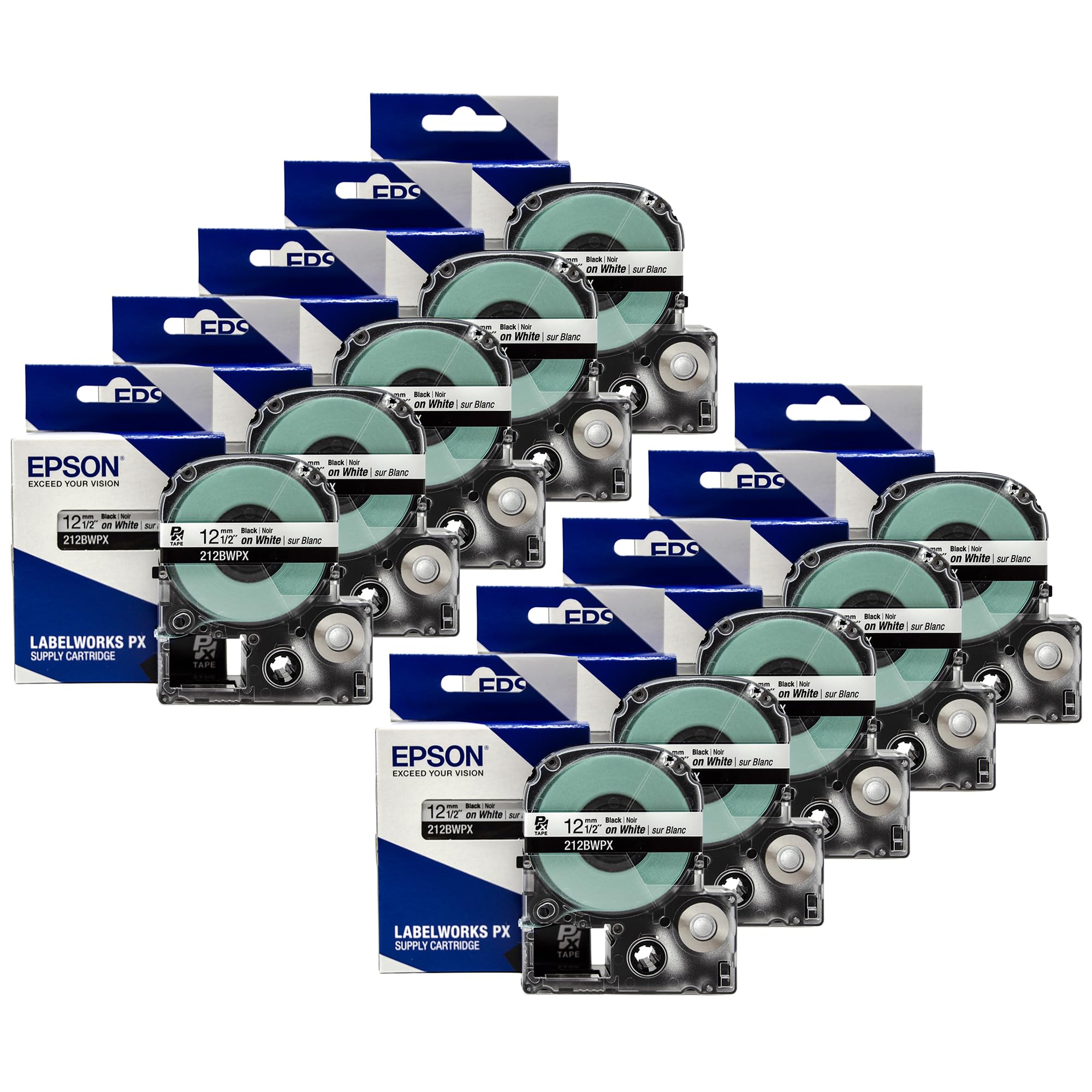 Amazon.com: Epson LABELWORKS 212BWPX-10PK Genuine PET (Polyester