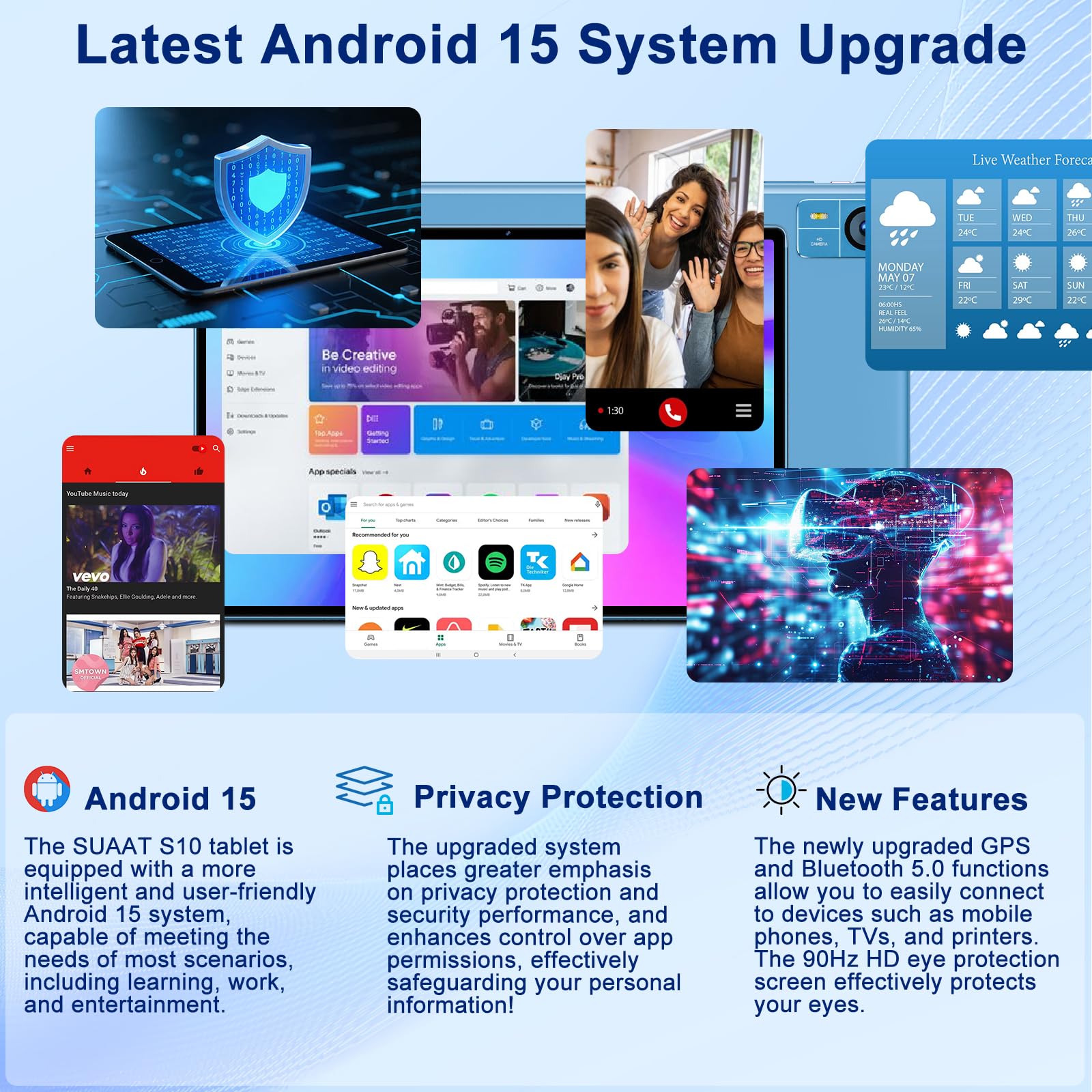 Android 15 10.1 Inch 30GB RAM 5G Tablet - Review and Deals - Dettaglio