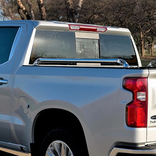 Miniatura 7 de Putco 89850 Rieles laterales clásicos para casillero, rieles de acero inoxidable para caja de camioneta Chevrolet Colorado y GMC Canyon 2015-2025,