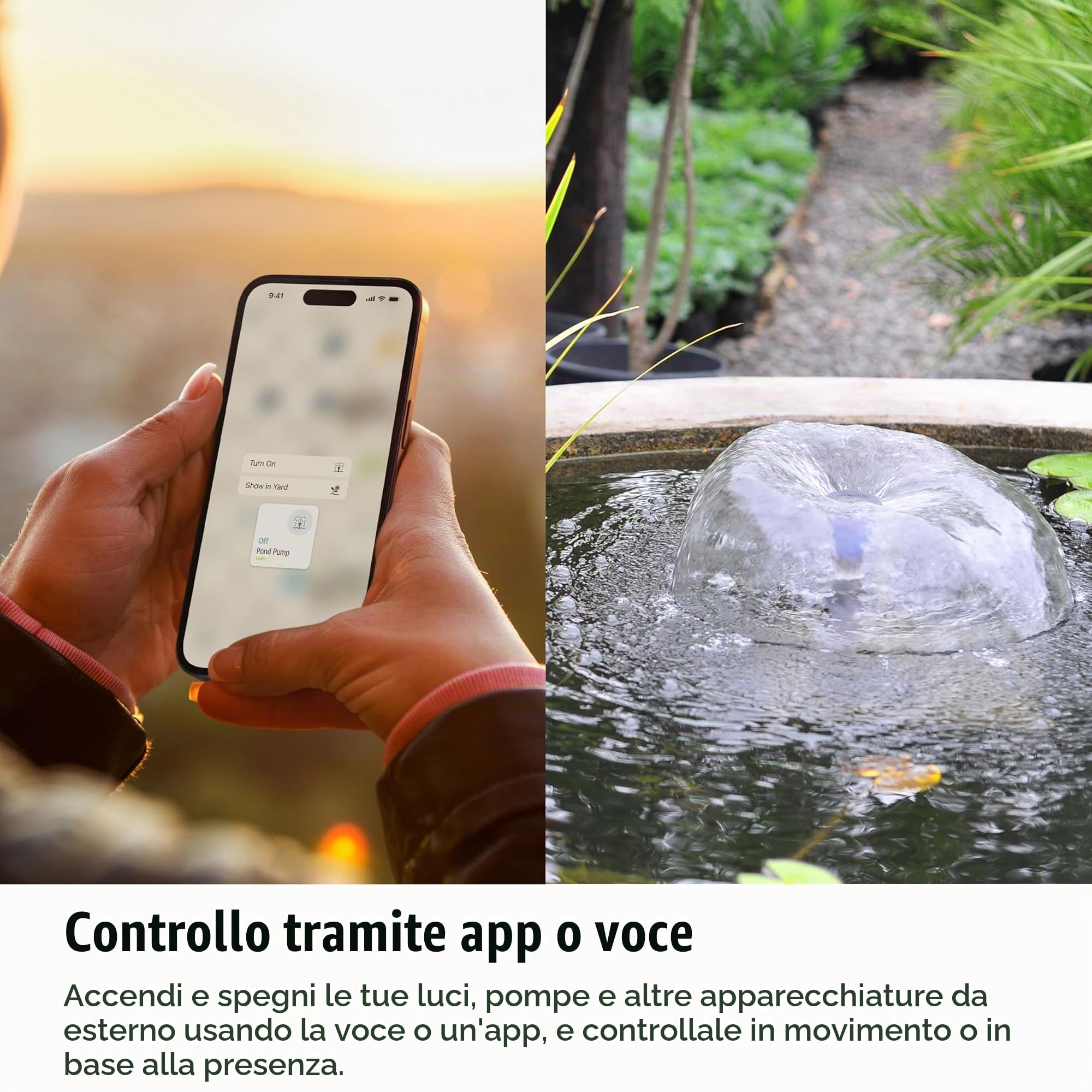 Eve Energy Outdoor (Matter) - Presa e misuratore di energia intelligente (IP44), presa per stanza umida, richiede un Thread Border Router; Apple Home, Alexa, Google Home, SmartThings; TÜV