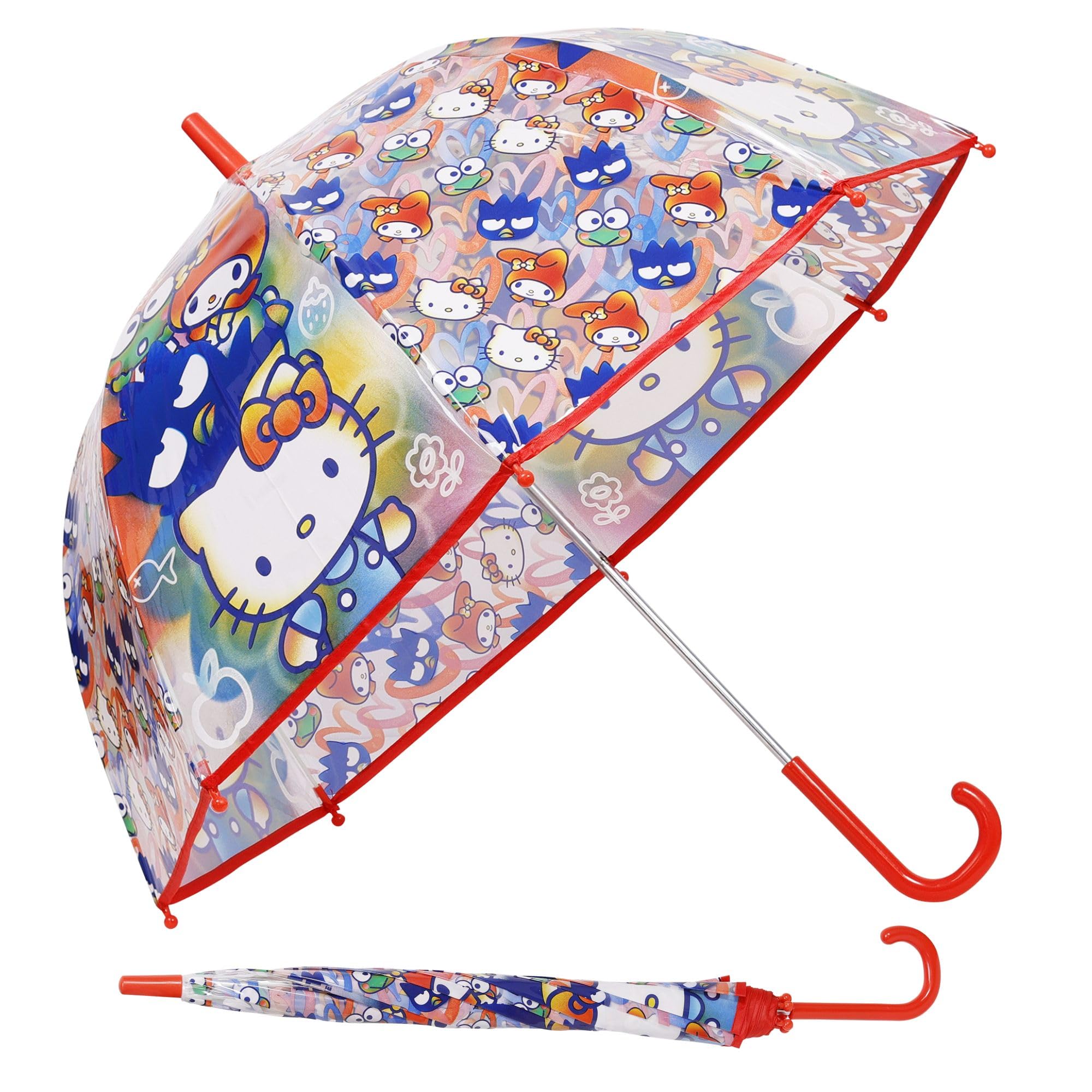 Kids Euroswan Hello Kitty Transparent Fiber Glass Umbrella