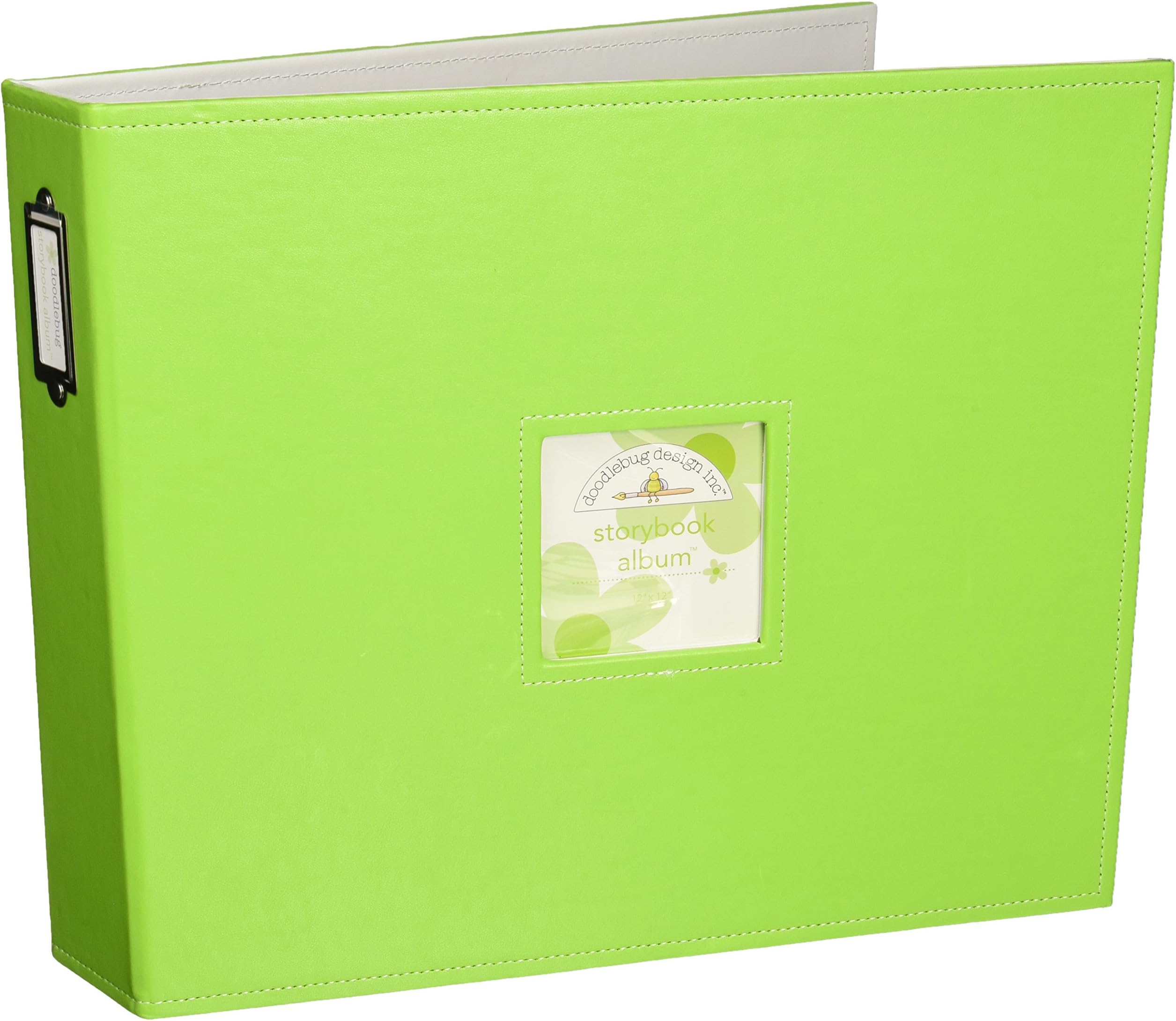 Doodlebug Design Limeade Storybook for Scrapbooking Album, 12 by 12-Inch