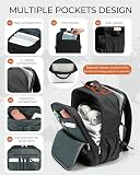 Yankony for Ryanair Cabin Bags 40x30x20, Underseat Travel Backpack Cabin Size Carry on Hand Luggage Bag for Airplanes, Multiple Pockets Comfort Rucksack for Men and Women - 3