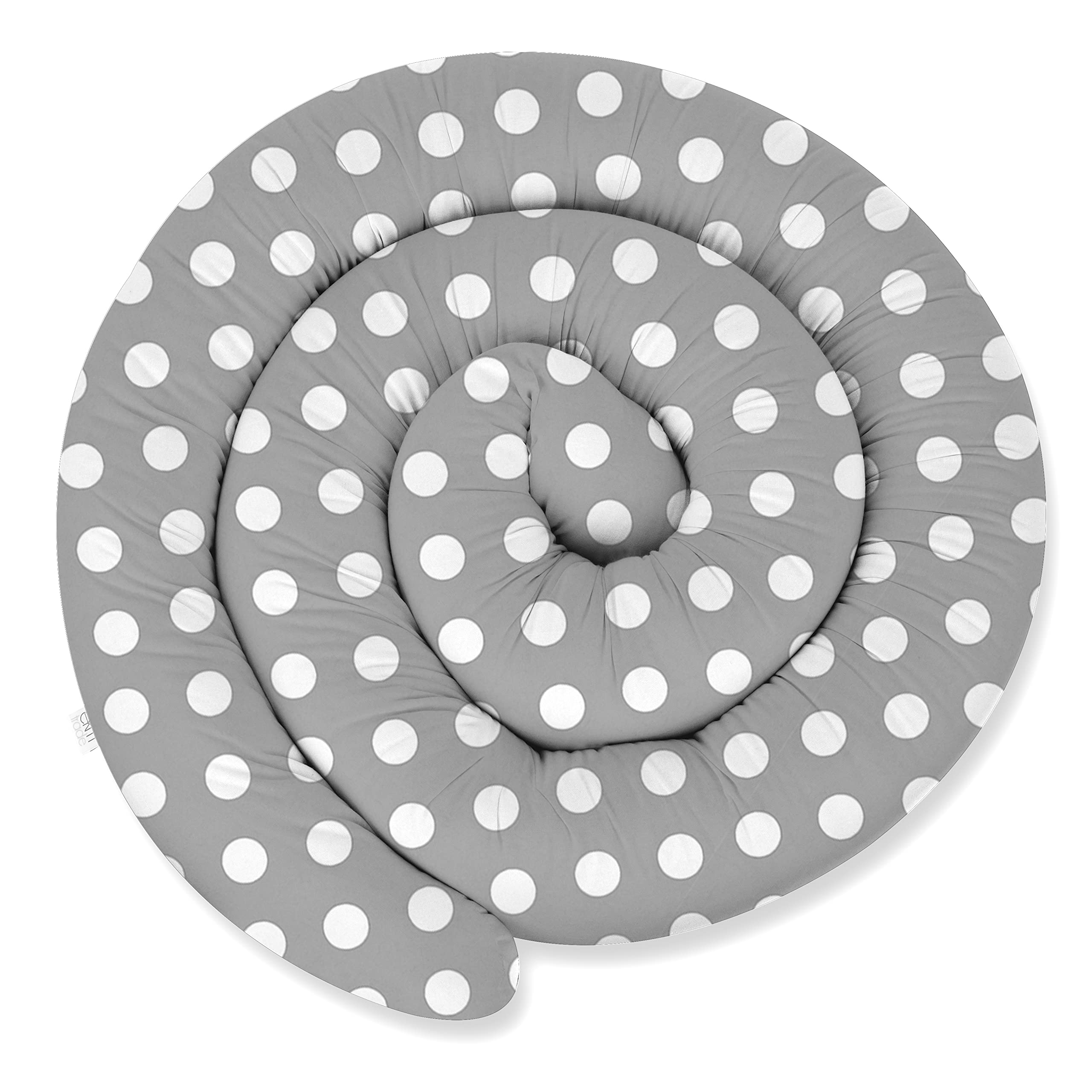 ekm trade XXL 200 cm Bettschlange für Allergiker Bettkissen Stillkissen Bettrolle Zierkissen Bettumrandung Schlange Handmade 100% Baumwolle (5, 200 cm)