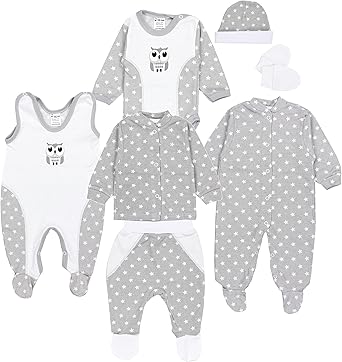 Baby Mädchen Winter Set - Langarm Oberteil & Hose Mit Animal Print