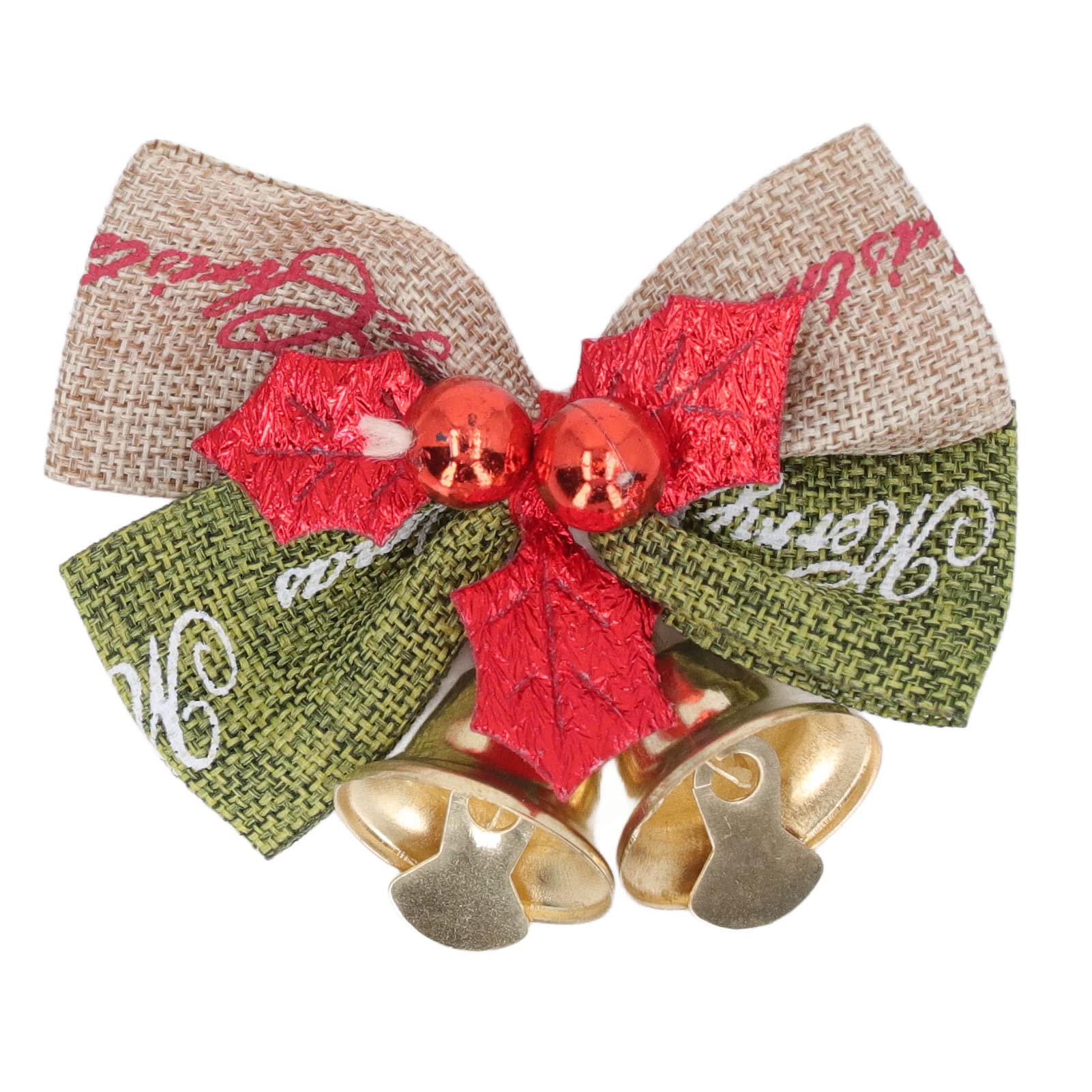 Mini Bowknot Bells Christmas Ornaments for Home Decor