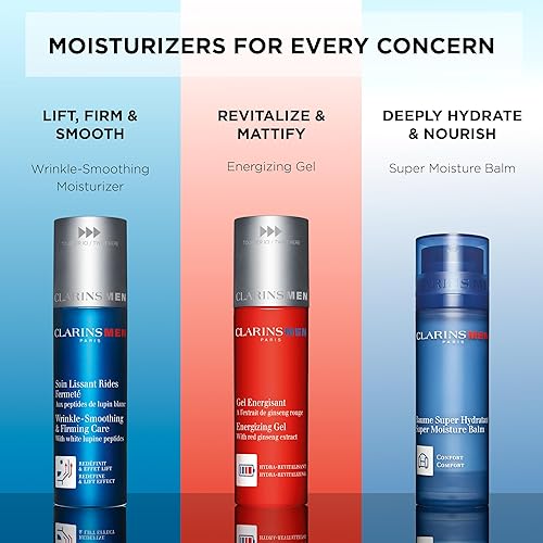 Miniatura 8 de CLARINS MEN Gel energizante | Gel hidratante fresco y matificante para hombres | Energiza la piel y bloquea la humedad | Matifica y desbrilla |