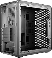 Vista 15 de Cooler Master MasterBox Q300L Torre Micro-ATX con filtro de polvo de diseño magnético, panel lateral acrílico transparente, E/S ajustable y flujo