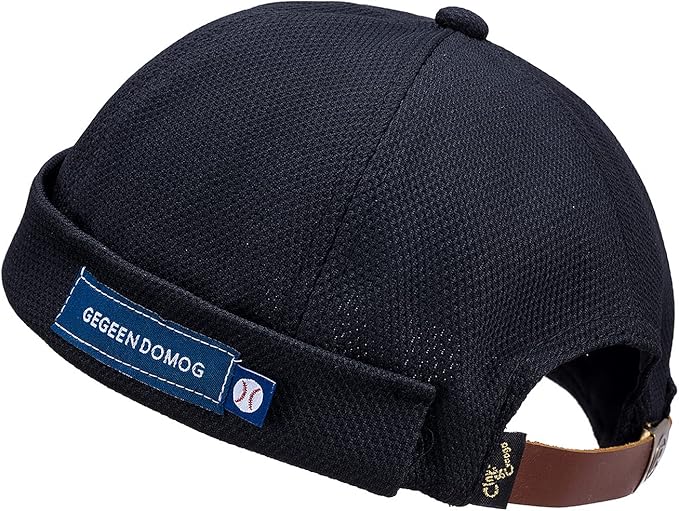 Cappello Senza Visiera Uomo Donna - Berretto Portuale Cotone, Stile Docker, Regolabile