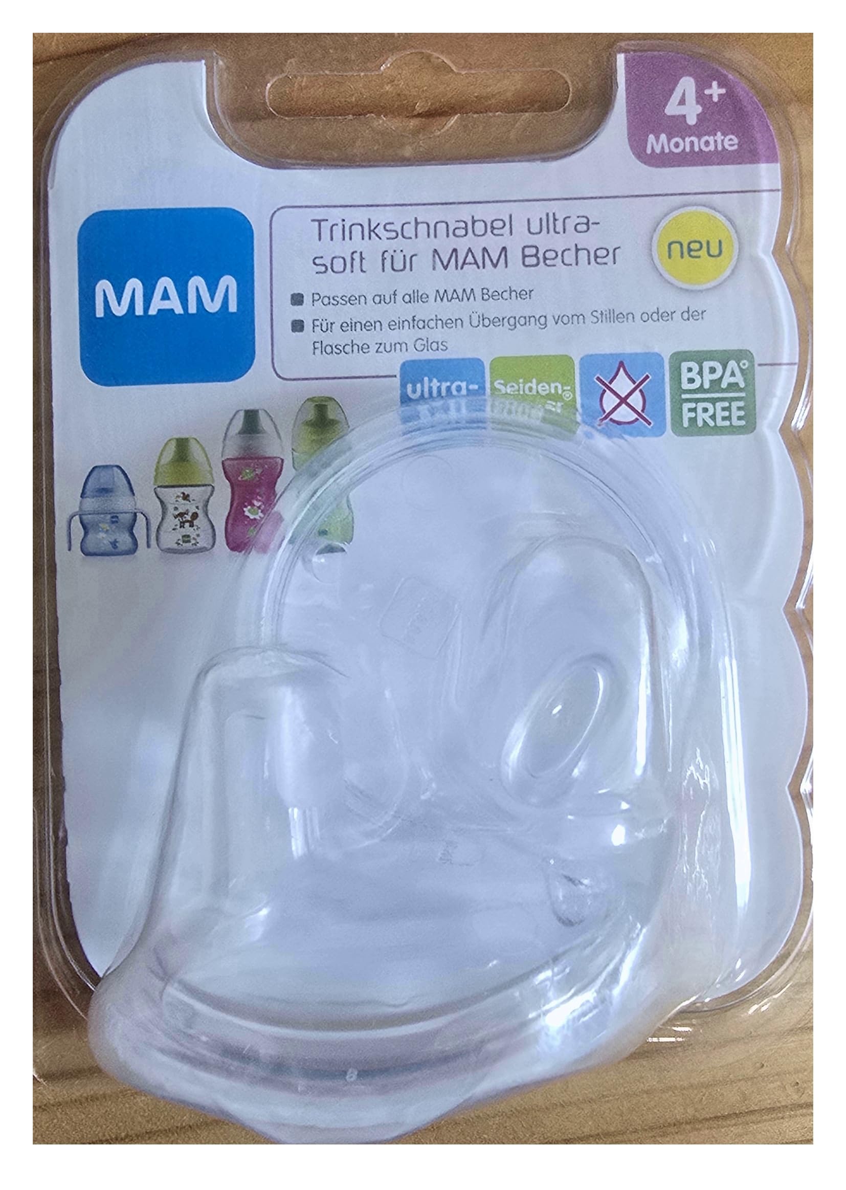 Istruzioni in lingua straniera - MAM Babyartikel, Beccuccio per tazza antigoccia, Bianco (transparent)