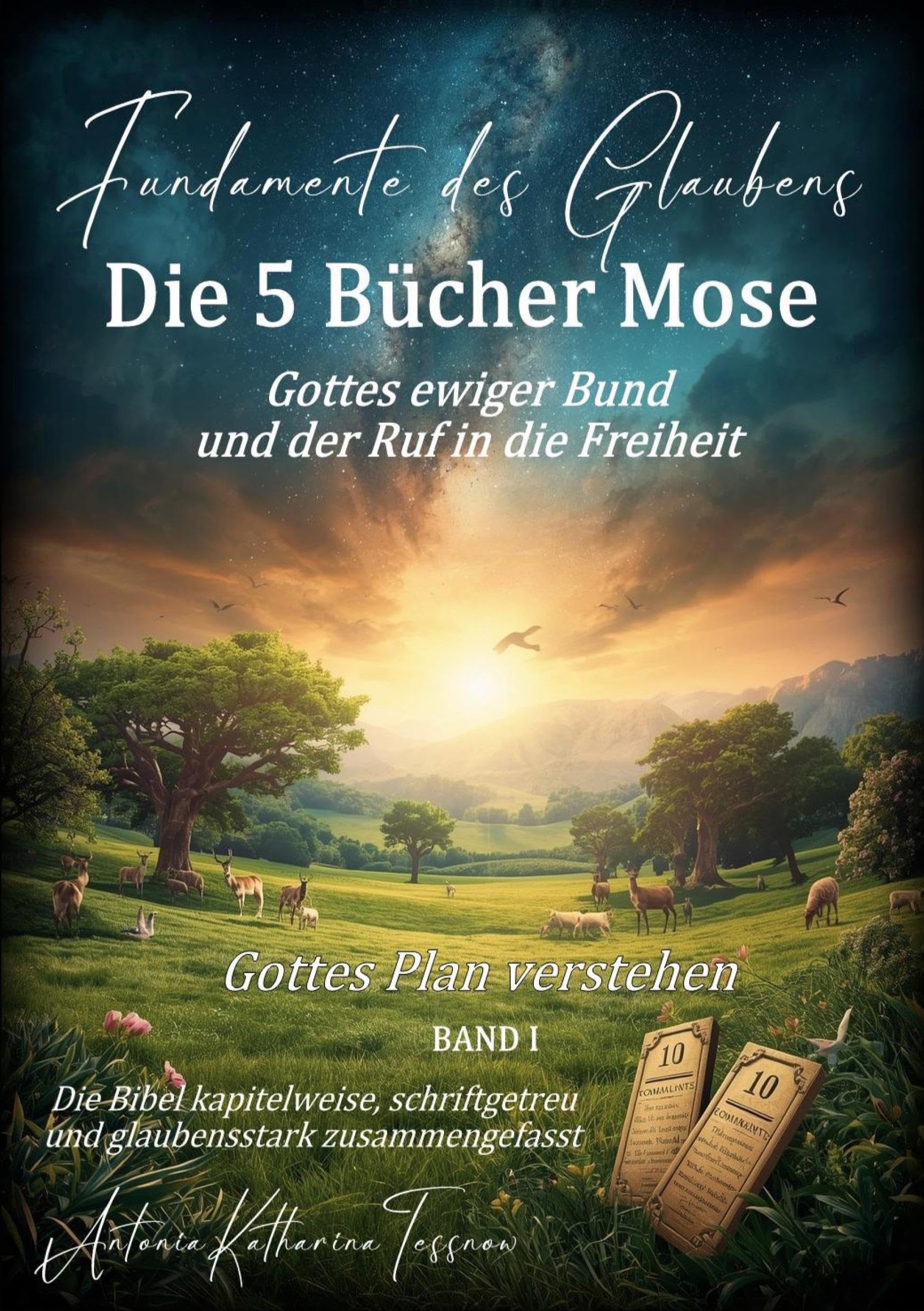 Fundamente des Glaubens: Die 5 Bücher Mose - Gottes ewiger Bund und der Ruf in die Freiheit: Gottes Plan verstehen BAND I: Die Bibel kapitelweise, schriftgetreu und glaubensstark zusammengefasst
