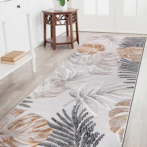 Miniatura 6 de CAMILSON Runner Rugs - Alfombra oriental retro con medallón floral tradicional, de 2 x 10 pulgadas, no desprende pelusa, resistente a las manchas,