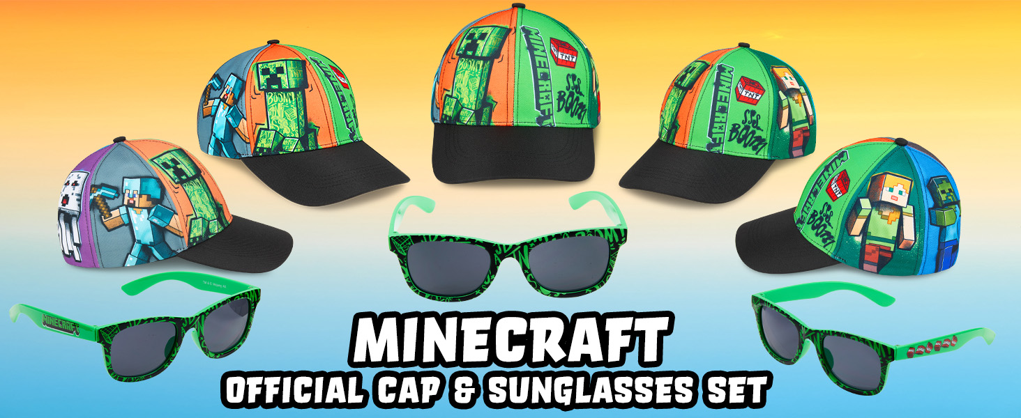 Casquette De Baseball Enfant Avec Lunettes De Soleil - Réglable, Protection UV - Pour Sport, Plage, Été