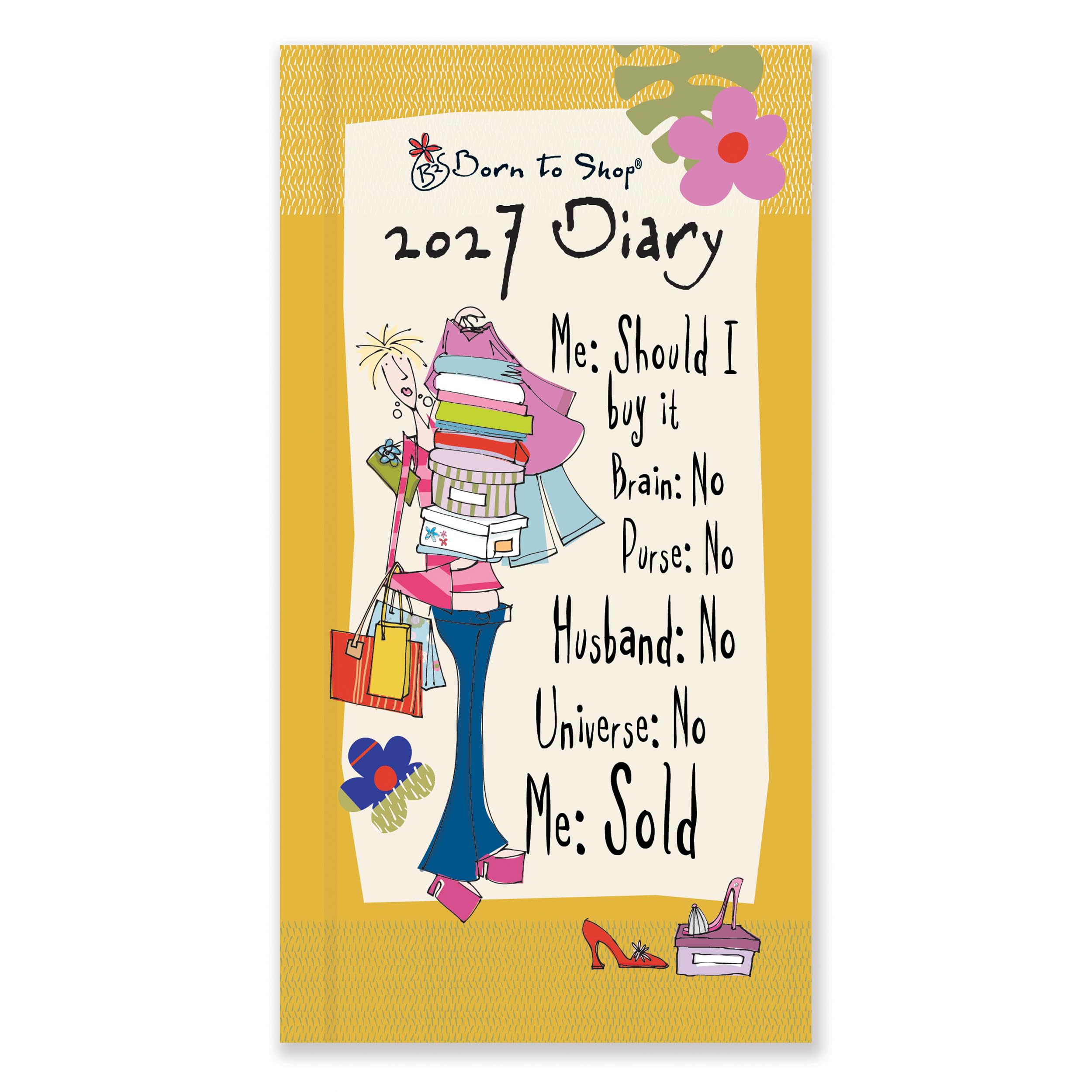 2027 Born to Shop Slim Diary