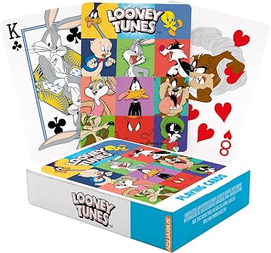Aquarius Looney Tunes Playing Cards - Looney Tunes Themed Deck of Cards for Your Favorite Card Games - Officially Licensed Looney Tunes Merchandise & Collectibles
