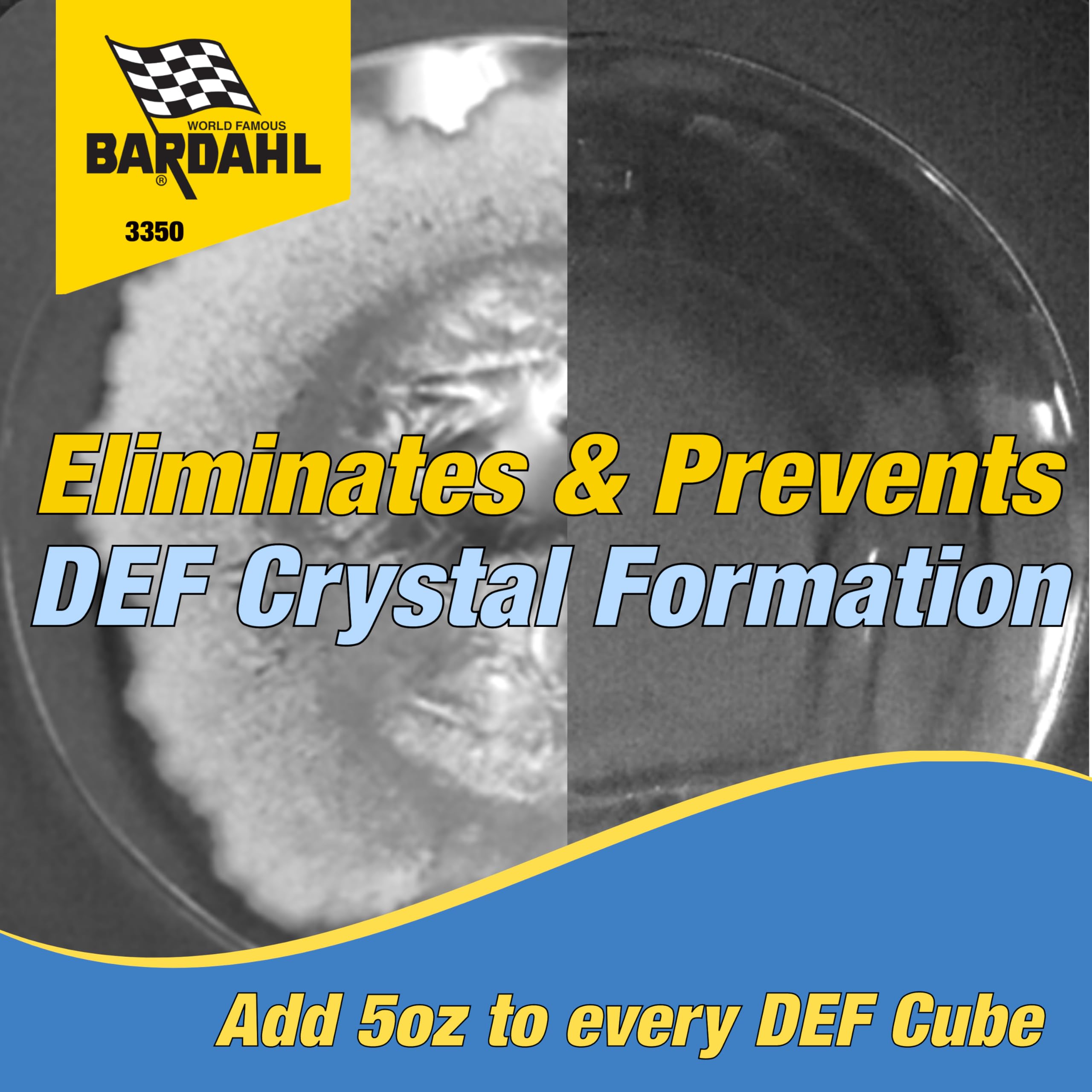 Bardahl DEF-Shot 3350 - The Ultimate DEF Cleaner and Anti-Crystallization Diesel Additive Reducing DEF Consumption - 5oz