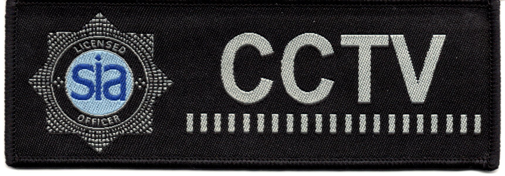 Sia CCTV sew-on Security Badge