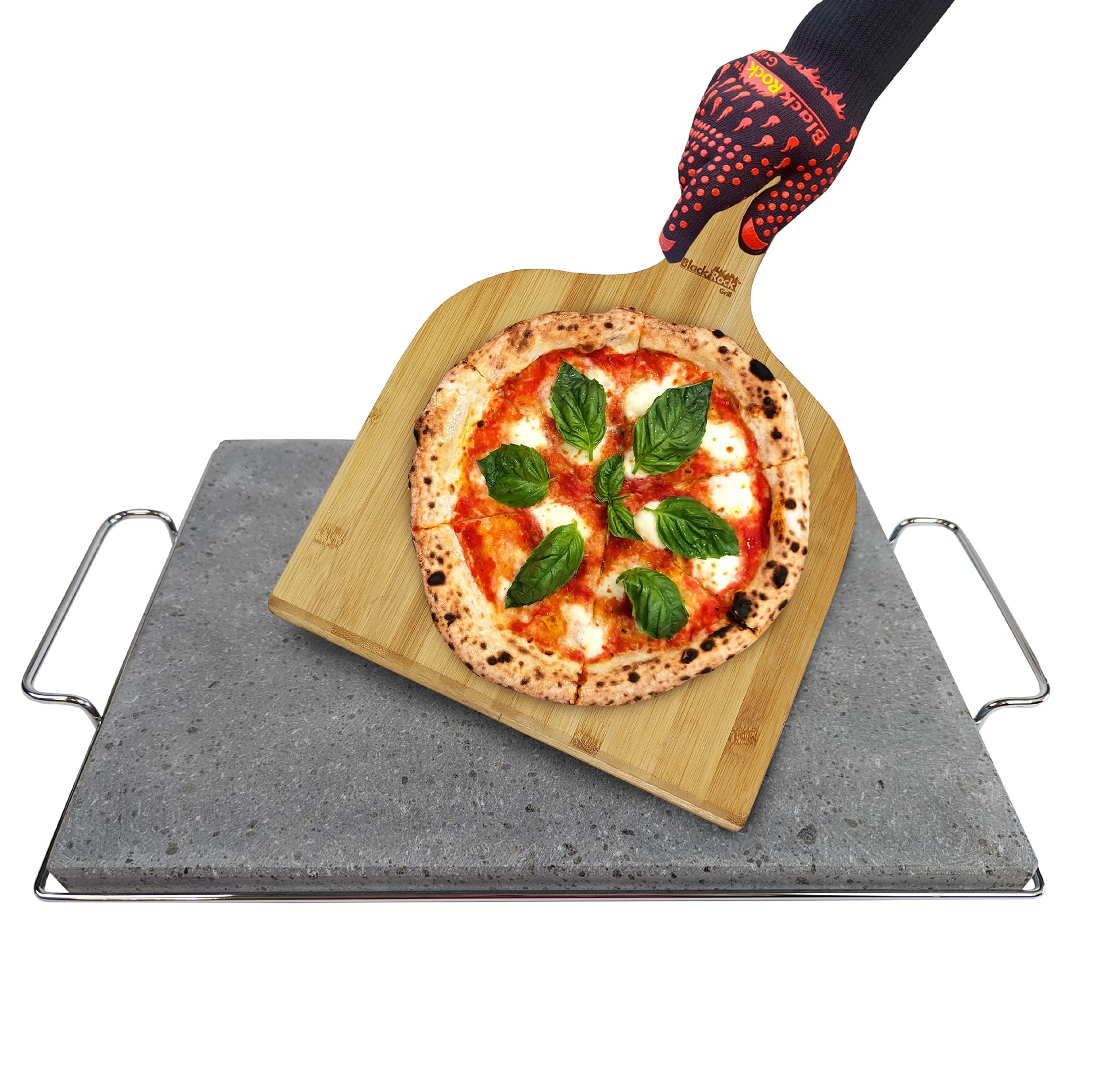 Buy Complete 3 Piece Kit, Large Baking Stone, Pizza Stone for Oven
