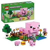 LEGO Minecraft La Casa del Maialino Giocattolo - Set di Costruzioni che Include una Figura Eroe