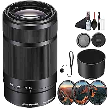 Amazon.com : Sony E 55-210 mm F4.5–6.3 OSS Telephoto Zoom