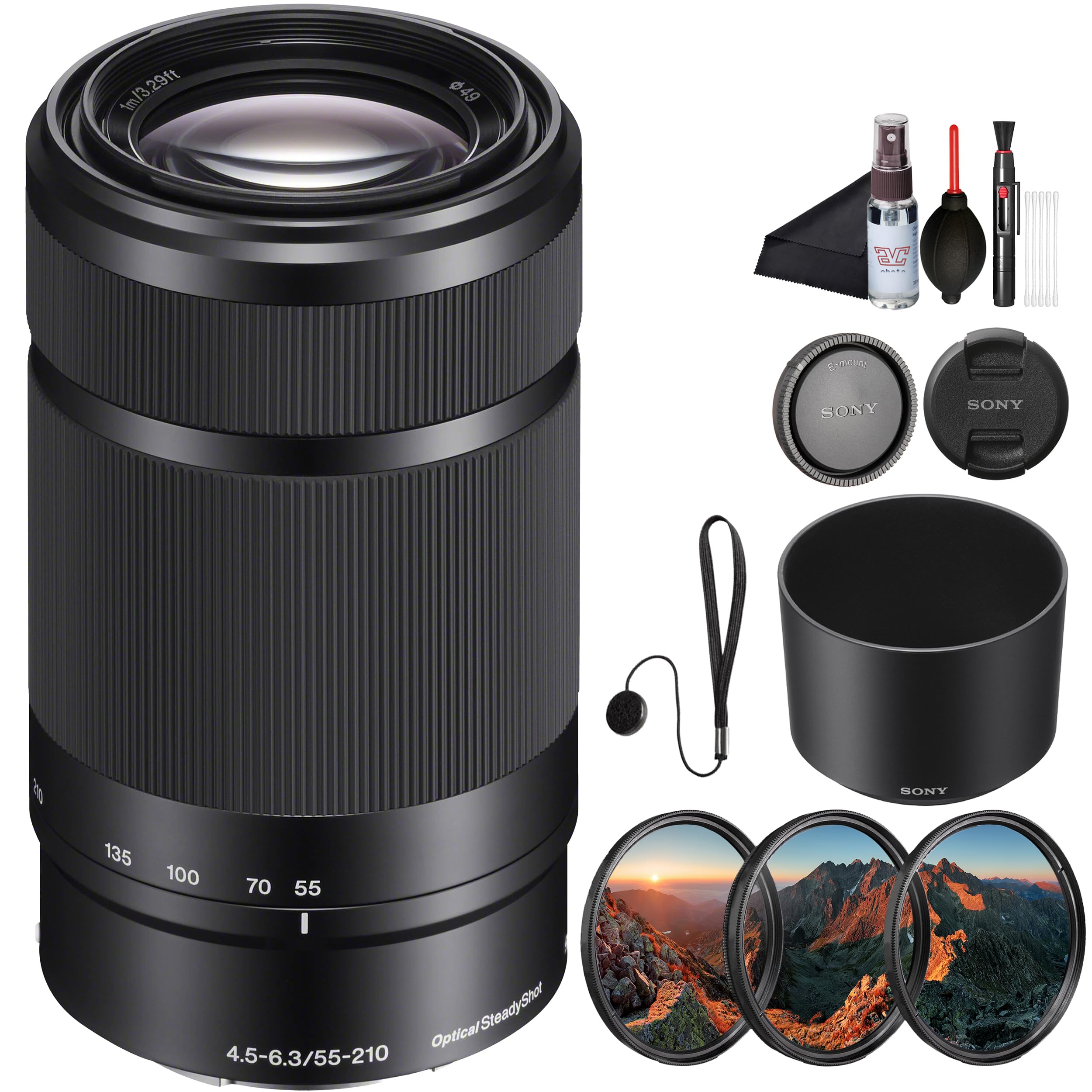 SONY - yyy SONY E 4.5-6.3/55-210 OSS Amazon.com : Sony E 55-210mm F4.5-6.3 OSS Lens for Sony E