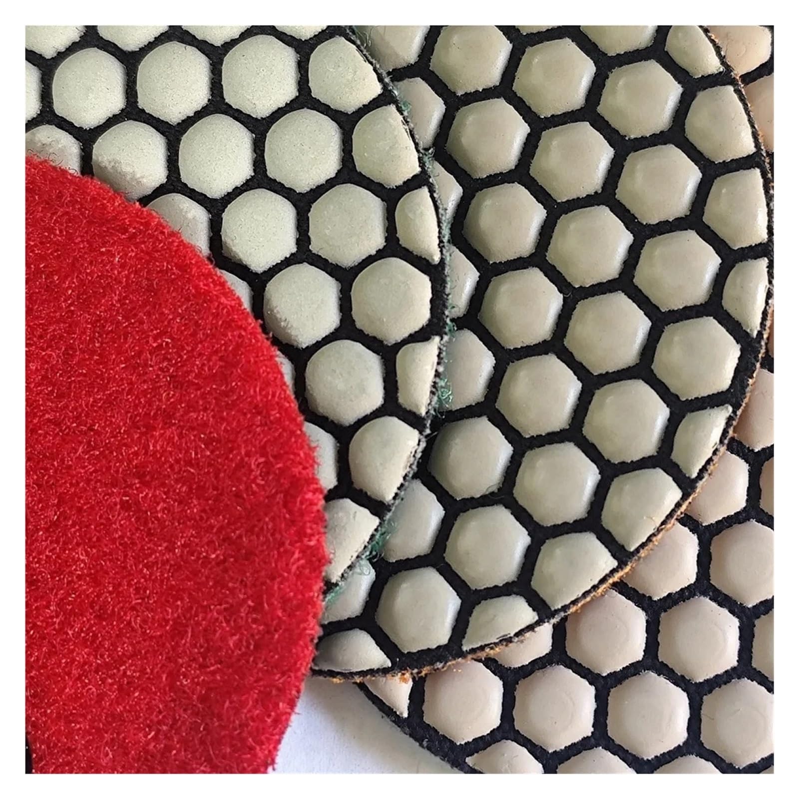 1/3/6/7 Stück 4 Zoll/100 mm flexible Diamant-Trockenpolierpads Harzbindungs-Schleifscheiben for Granit-Marmor-Keramikfliesen