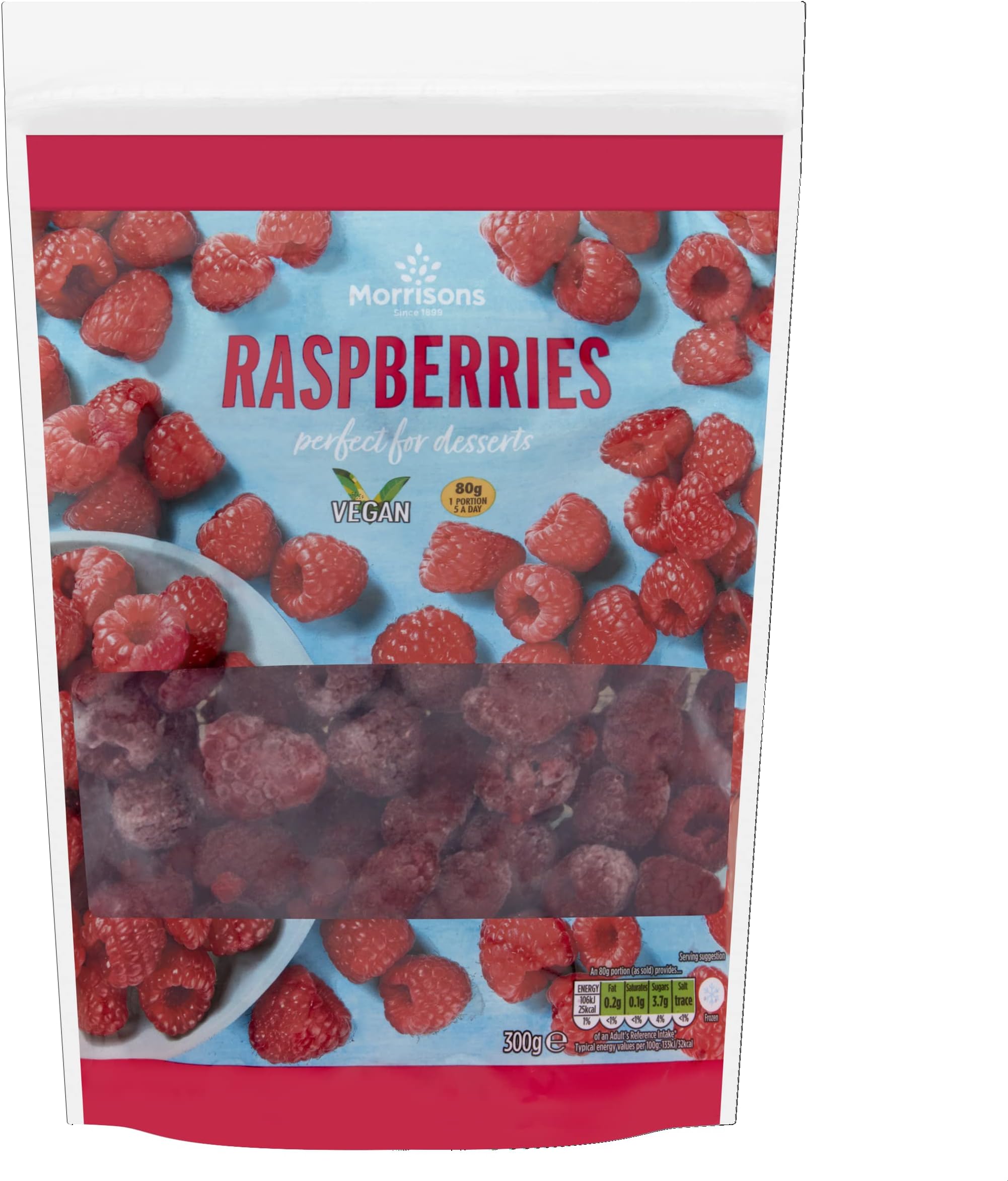 Morrisons Raspberries 300g