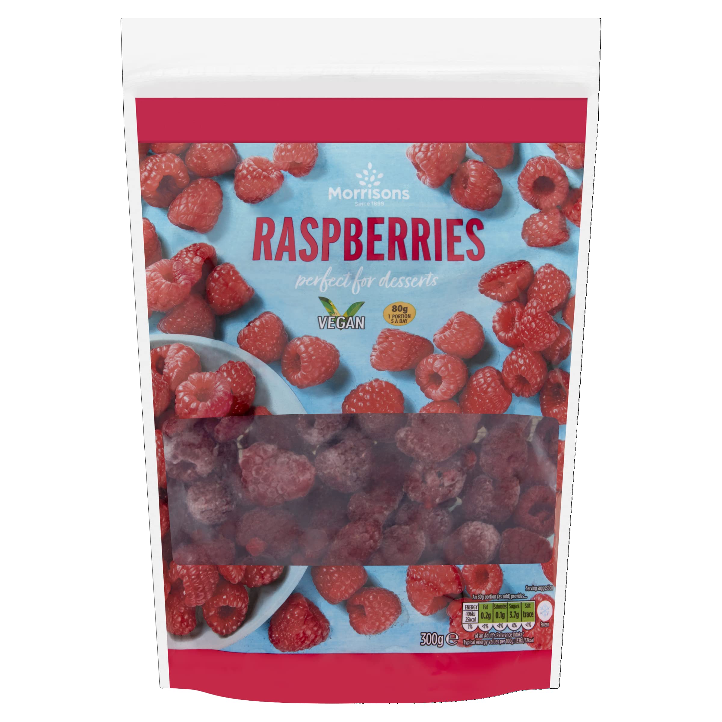 Morrisons Raspberries 300g