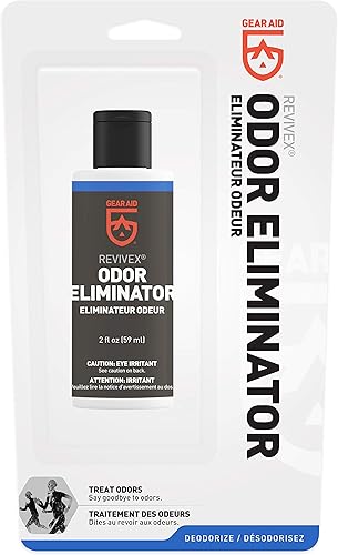 Miniatura 2 de GEAR AID Revivex Eliminador de olores, fórmula totalmente natural para tiendas de campaña, calzado y equipo deportivo, 2 onzas líquidas