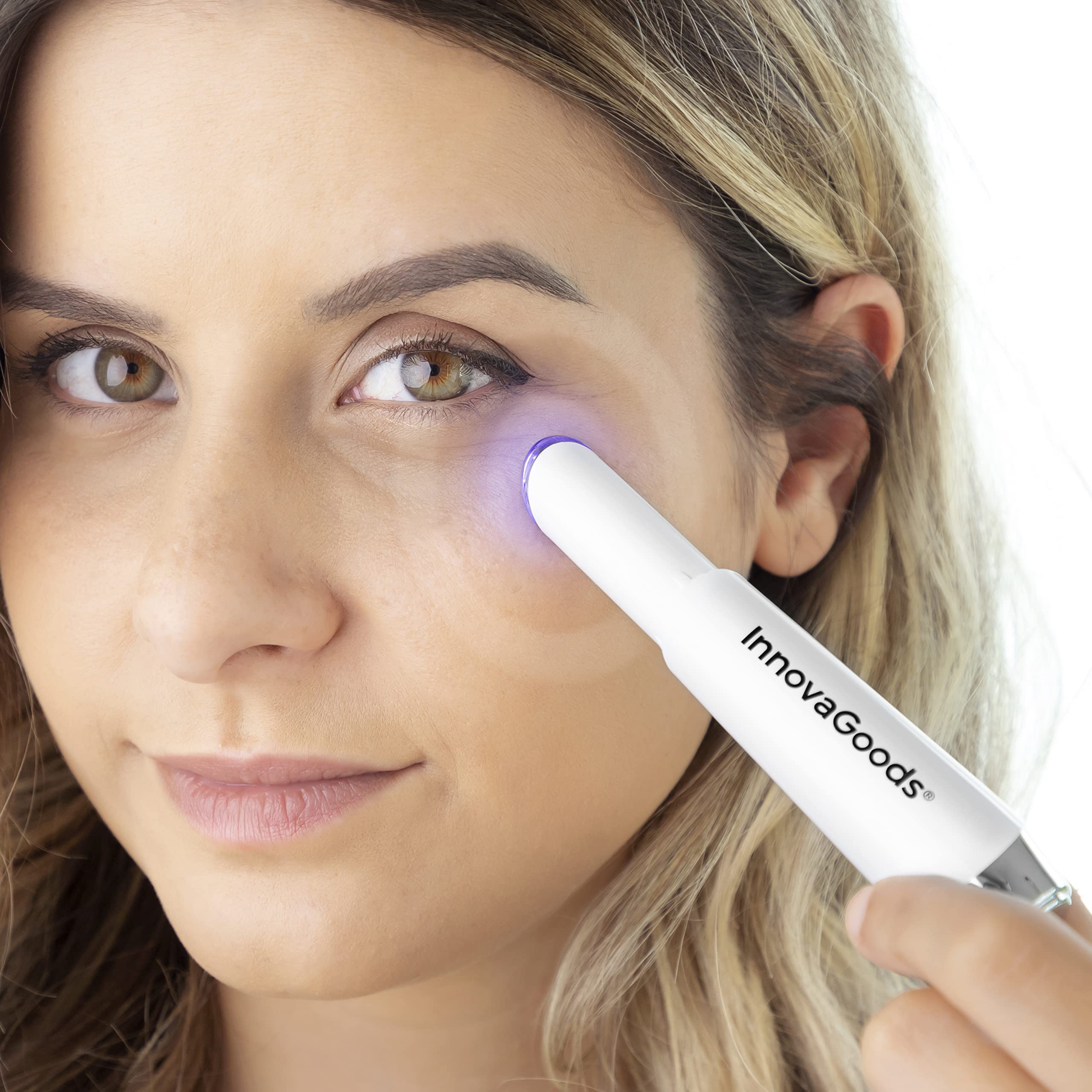 InnovaGoods® massaggiatore elettrico per oculare anti-rughe e anti-età, fototerapia per oculare