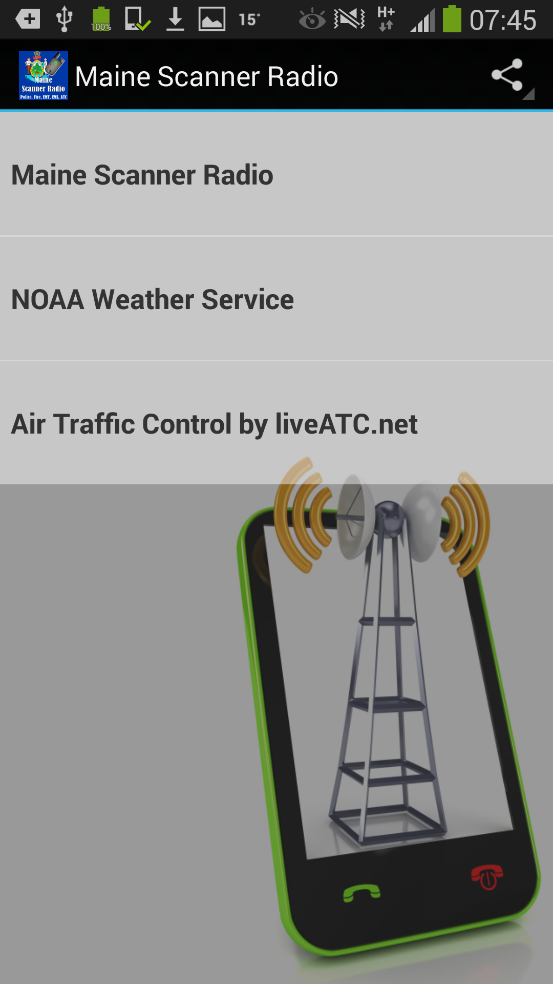 Maine Scanner Radio Police, Fire, for Android