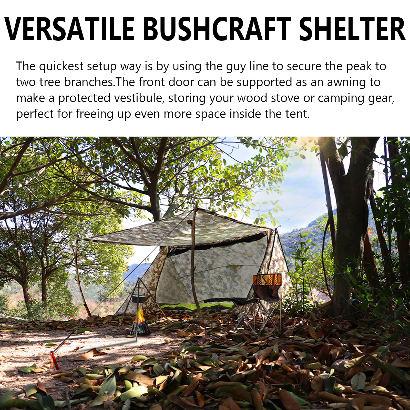 Amazon.co.jp: テント 2人用 パップテント ソロテント ツーリング