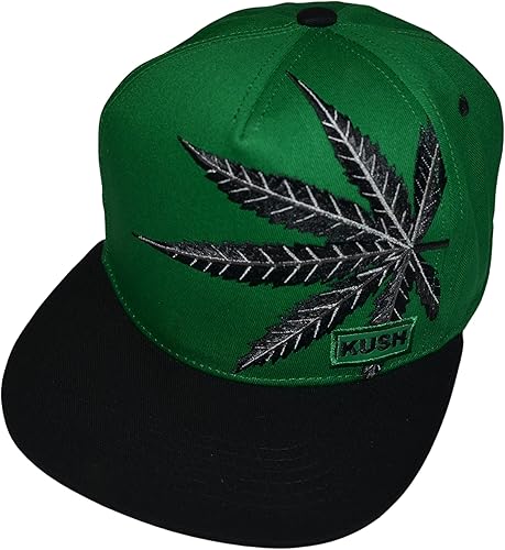 Miniatura 2 de Popfizzy Sombrero de hierba, sombreros de hoja de marihuana, gorra de snapback de cannabis, gorras de béisbol de marihuana, sombrero de hoja de