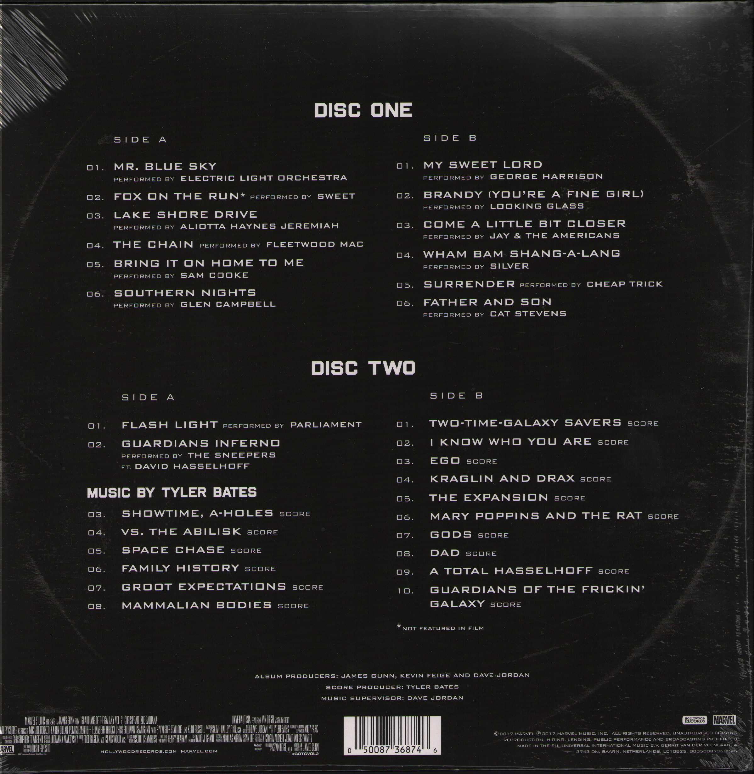 Guardians Of The Galaxy Complete Awesome Mix Deluxe Record Collection - Volumes 1, 2 and 3 Original Soundtrack 3 Album Bundling
