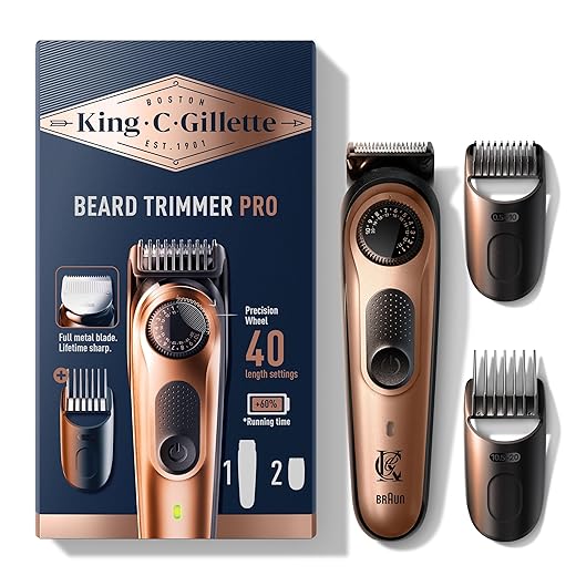 KING C. GILLETTE beard trimmer PRO for men – Copper