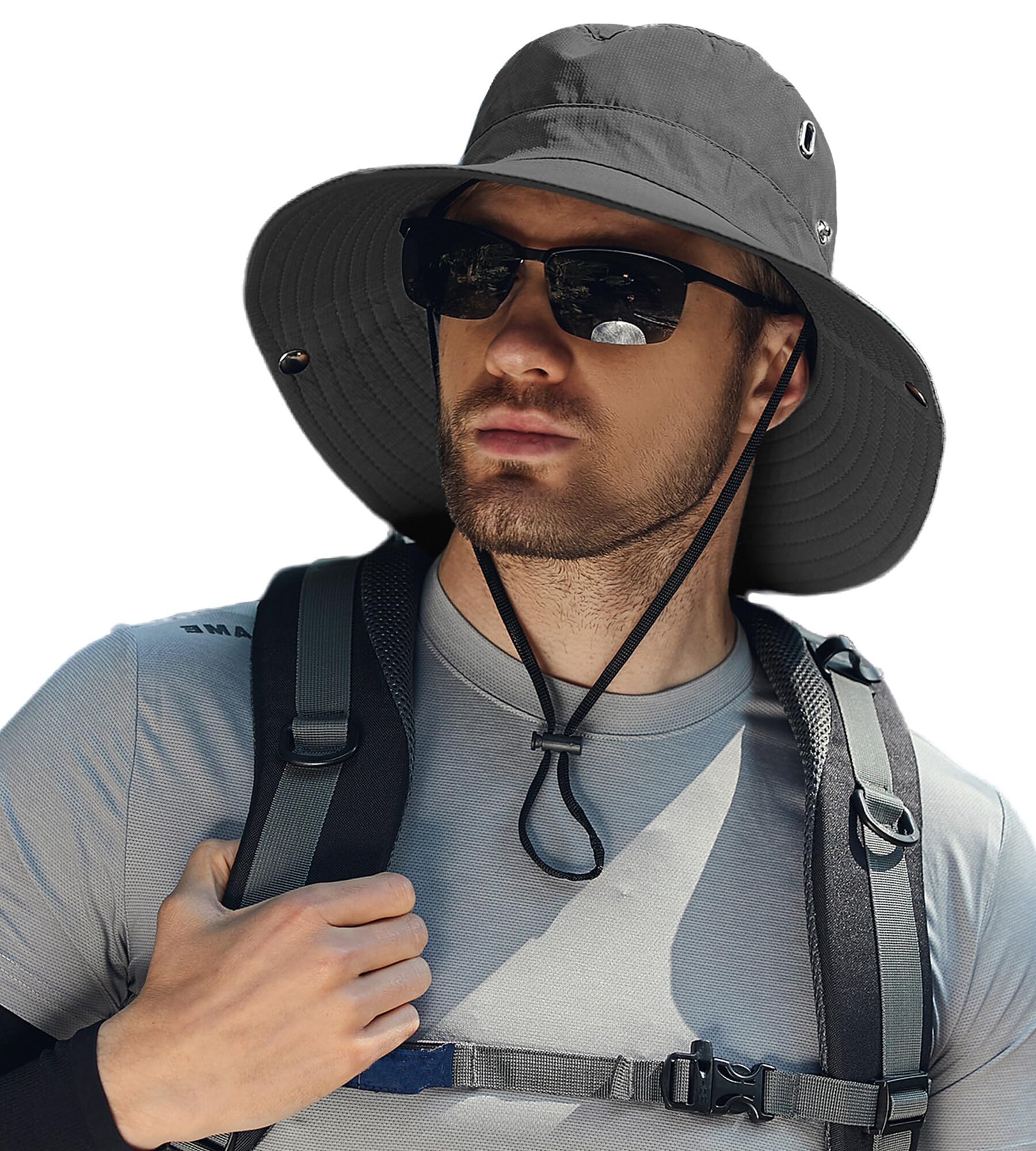 FEOYA Casquette Desert Homme Chapeau de Soleil Randonnée Cyclisme Camping Pêche Protection UV