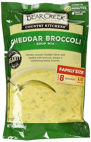 Bear Creek Mezcla de sopa de brócoli Cheddar, 10.6 onzas (paquete de 6)