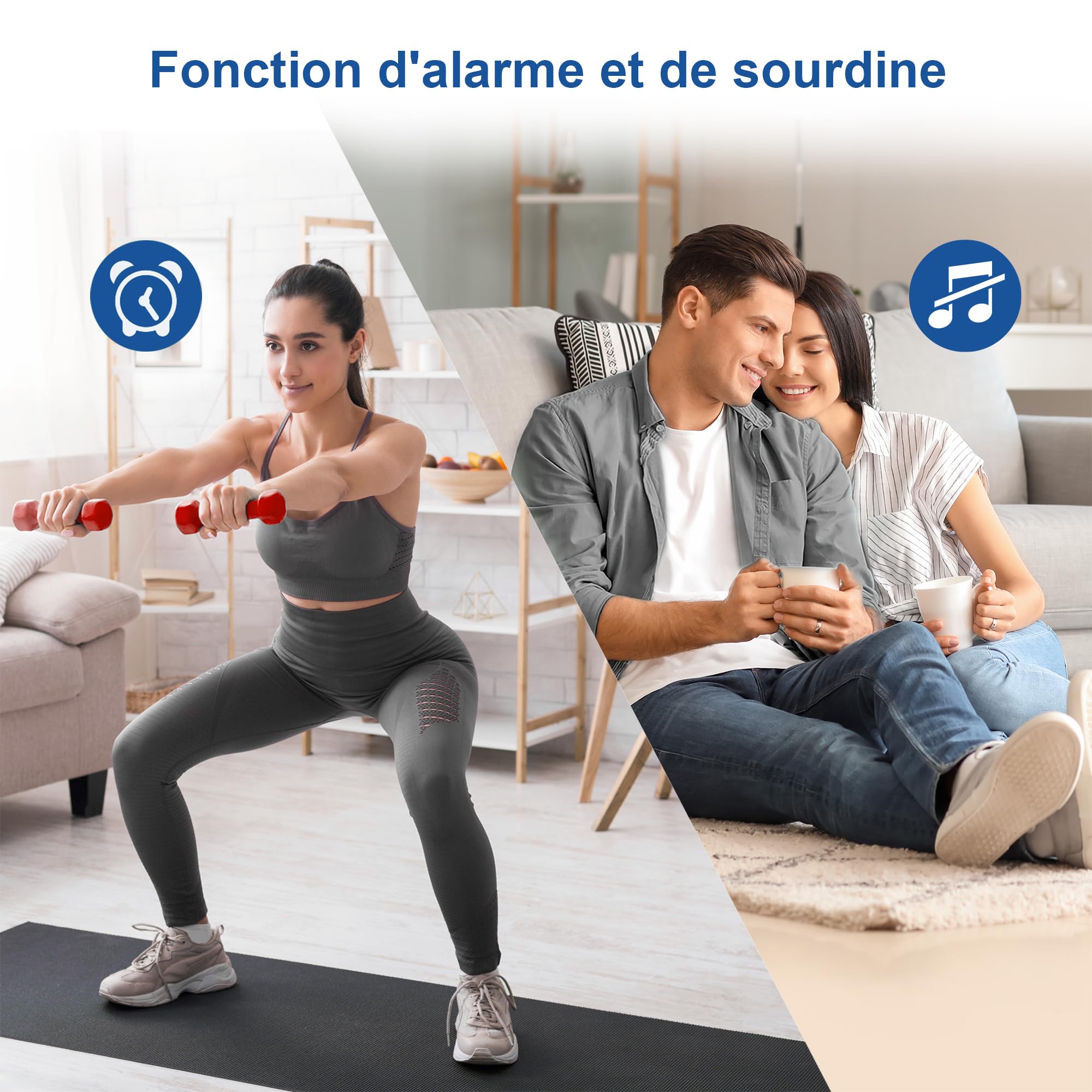 VTech CS1500 Téléphone sans Fil DECT Double Charge avec Blocage d'appel, Identification Appelant, Haut-Parleur Mains Libres