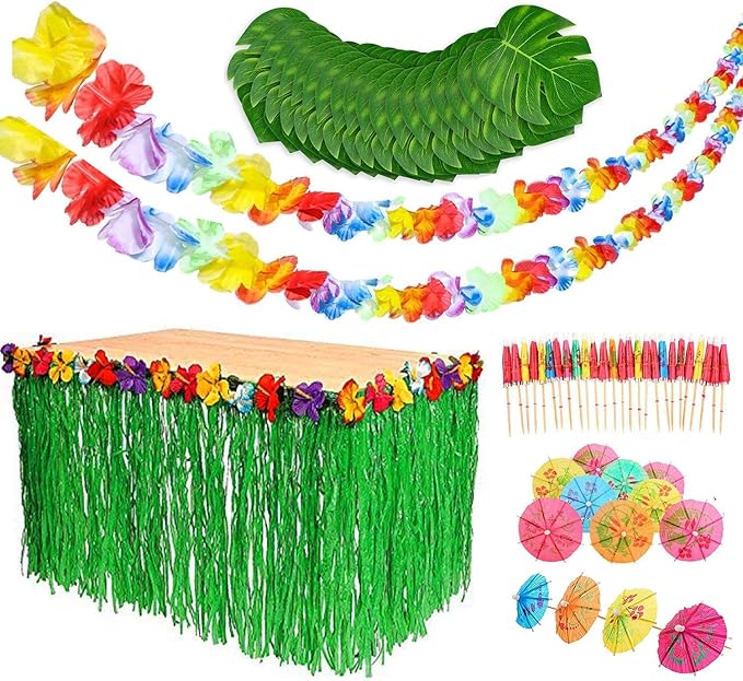 Luau Party Decorations Set Luau Party Supplies Hawaiian