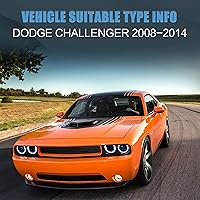 Vista 2 de Conjunto de faros delanteros VLAND Compatible con Dodge Challenger 2008-2014 3ra Gen Cupé, Normal