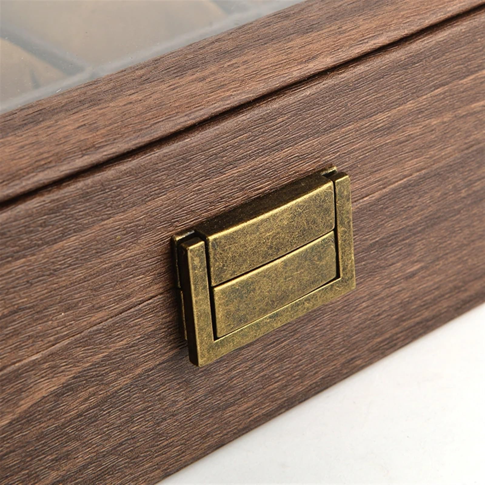 Caja Expositora Para Relojes Caja de almacenamiento de reloj de cuero con 3,6,10,12 ranuras, organizador de relojes for hombre y mujer, estuches de exhibición, Cajas de Regalo for gafas y joyería(12lo